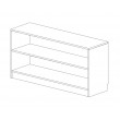 Credenza Open Shelves